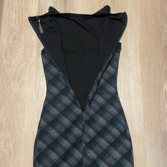 NWOT Plaid Office Mini Dress - Picture 7 of 7